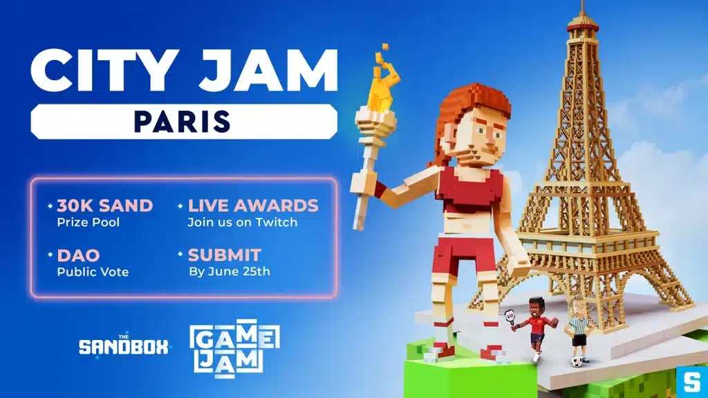 The Sandbox’s City Jam: Paris – Recreate, Win and Get Featured!