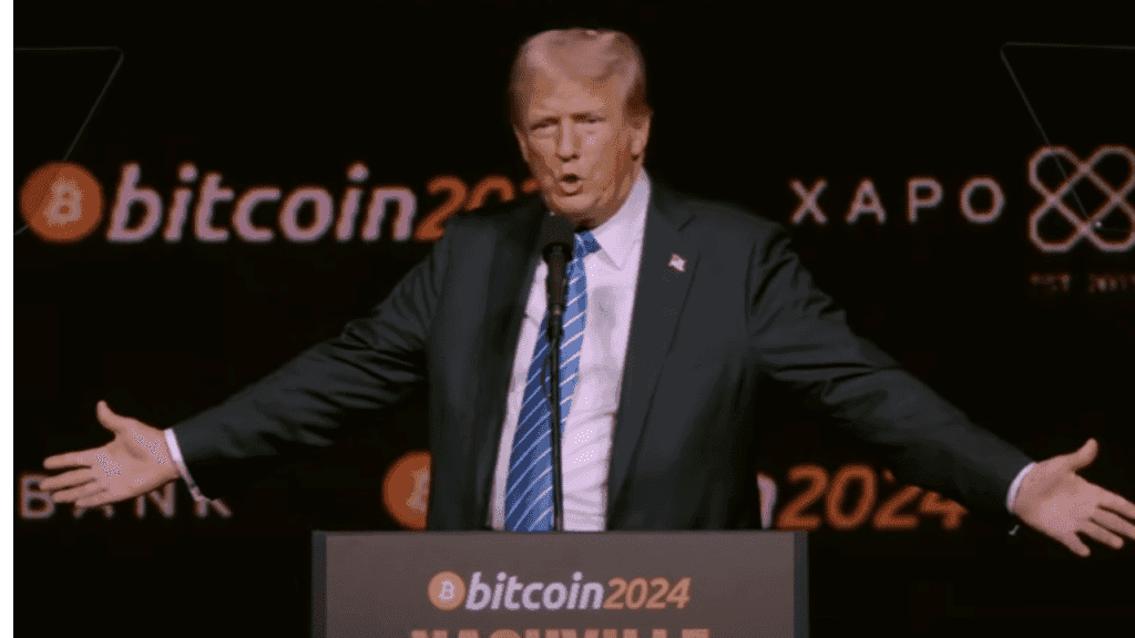 Trump Predicts Bitcoin to Outshine Gold in Nashville 2024 Event