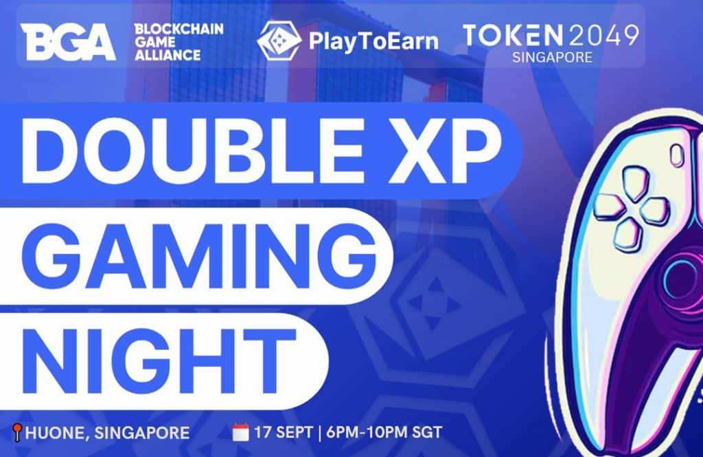 Explore the Future of Gaming at Double XP Night in Singapore with Web3 Titans