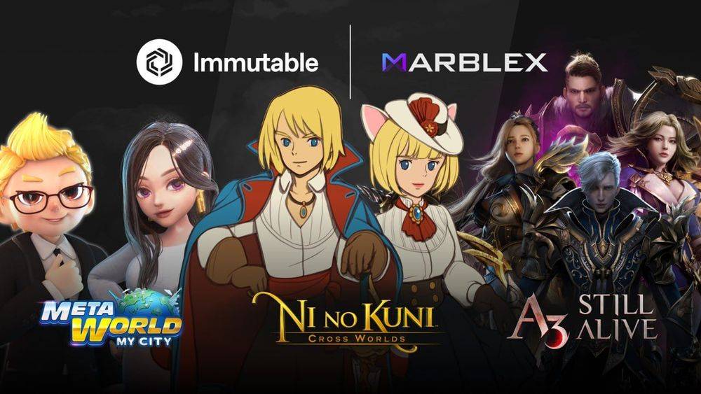 MARBLEX & Immutable Team Up to Propel Netmarble IPs into Web3