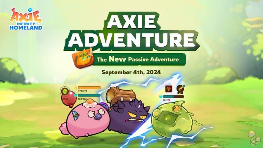 Get Ready Gamers: Axie Infinity Rolls Out New Passive Adventure Update Sept 4