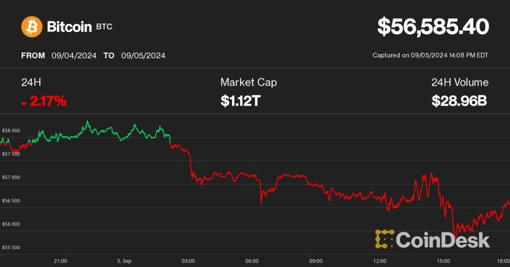 Bitcoin Dips Below $56K and Coinbase Hits New Lows: Crypto Turmoil Ensues