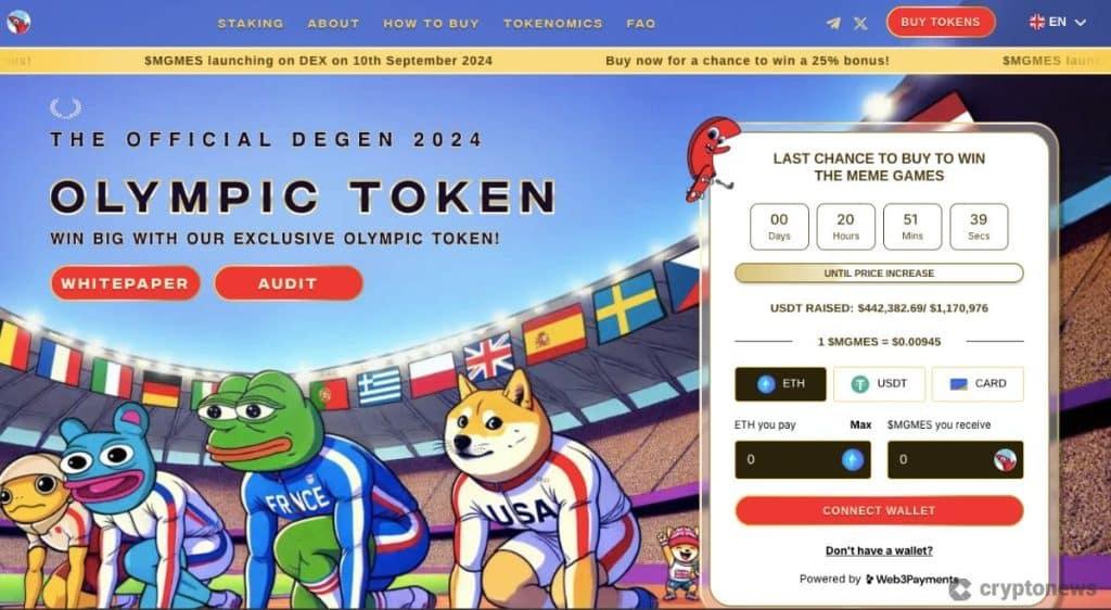 Don't Miss Out! The Meme Games Token Claim and DEX Listing Tomorrow at 10 AM