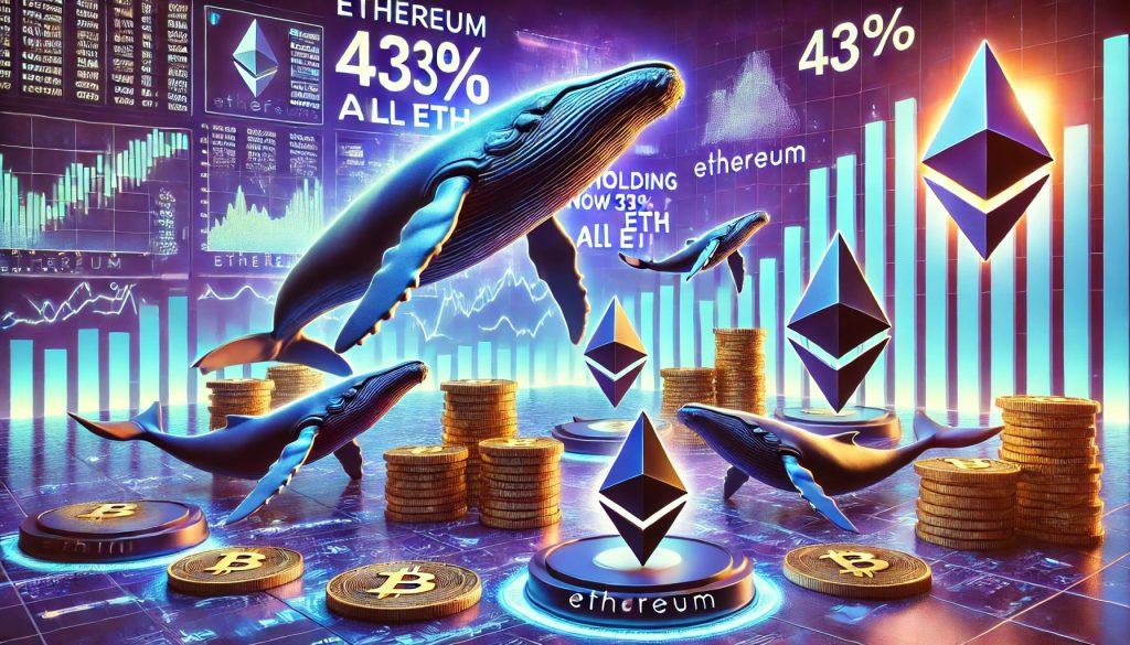 Ethereum Giants Grab More Power - Owning 43% of ETH Shocks Crypto World