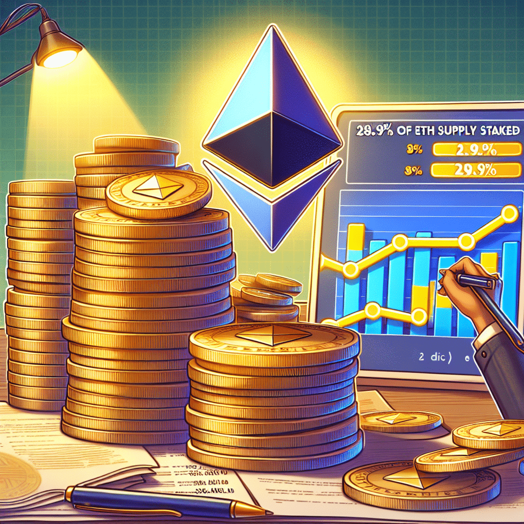 28.9% of ETH Supply Staked, Showing Long-Term Confidence