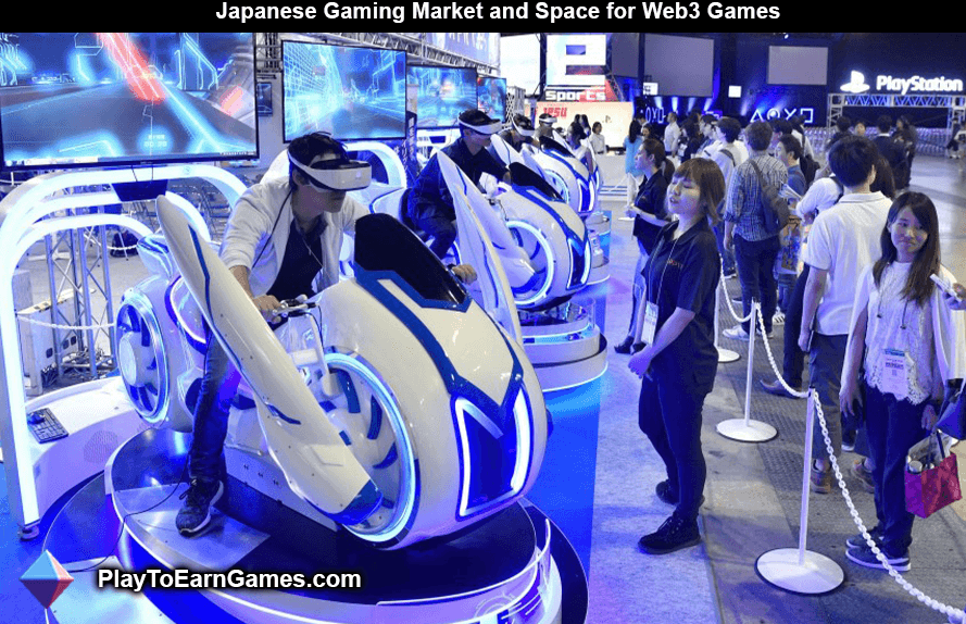 जापानी गेमिंग बाज़ार और Web3 गेम्स के लिए स्थान