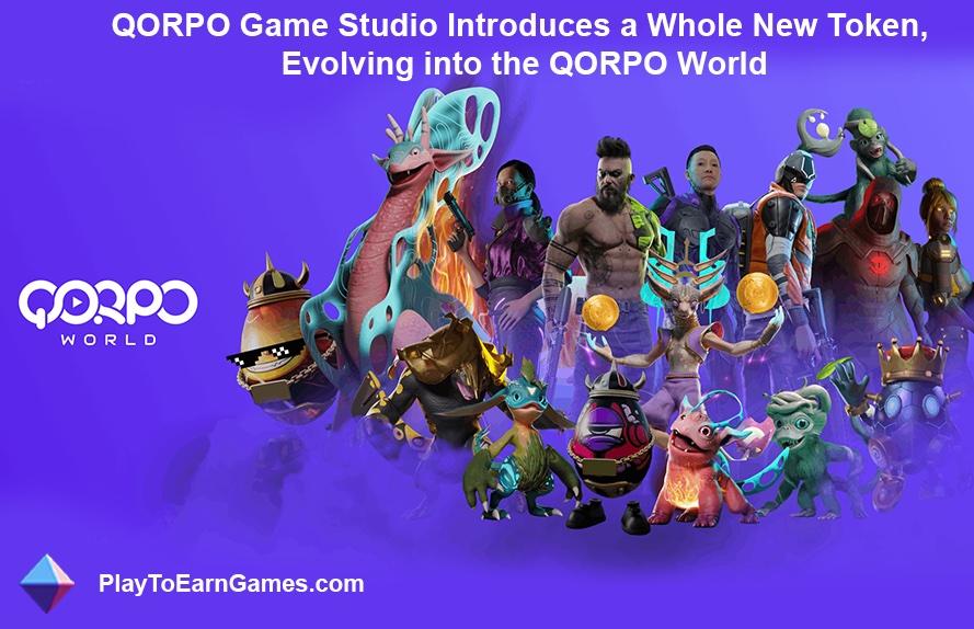 QORPO वर्ल्ड: टॉप-टियर गेम्स, ईस्पोर्ट्स, एनएफटी और इनोवेटिव टोकनोमिक्स के साथ वेब2 और वेब3 को जोड़ना